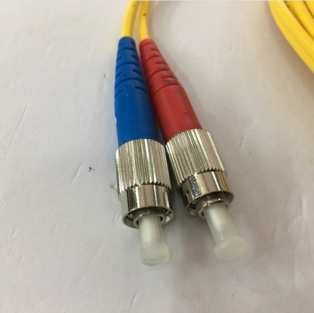 Dây Nhẩy Quang Data Sheet Fiber Optic Cable FC to FC Singlemode Duplex 9/125 2.4mm PVC Length 20M