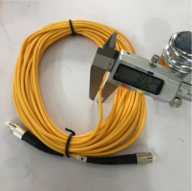 Dây Nhẩy Quang FC/UPC to FC/UPC 9/125 Simplex Singlemode Fiber Optic Cable Patch Cord 3.0mm PVC Length 10M