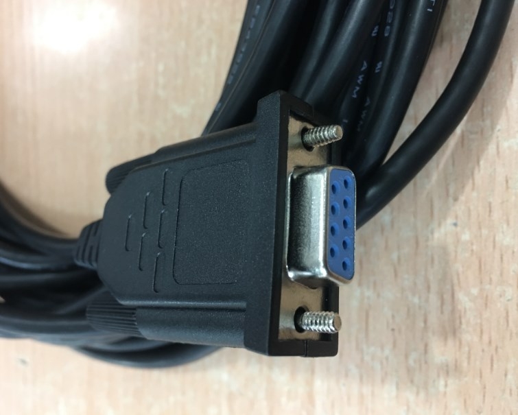 Cáp Kết Nối Null Modem Cable Wiring Diagram Chất Lượng Cao RS232 DB9 Female to DB9 Female Black Length 10M