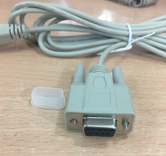 Cáp Điều Khiển Thiết Bị Mạng Chính Hãng Fortigate Firewall Cable Console RJ45 to RS232 Com Port Serial DB9 Female Grey Length 3M