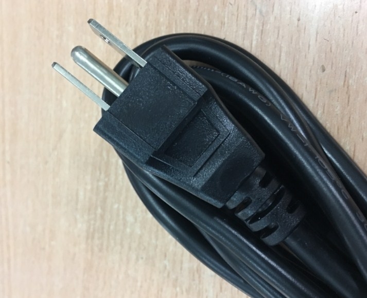 Dây Nguồn G-CINDA E348784 GXD-010 DRF-005 NEMA 5-15P to C13 AC Power Cord 10A 125V 3x0.824mm 18AWG Length 1.8M