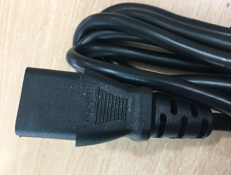 Dây Nguồn G-CINDA E348784 GXD-010 DRF-005 NEMA 5-15P to C13 AC Power Cord 10A 125V 3x0.824mm 18AWG Length 1.8M