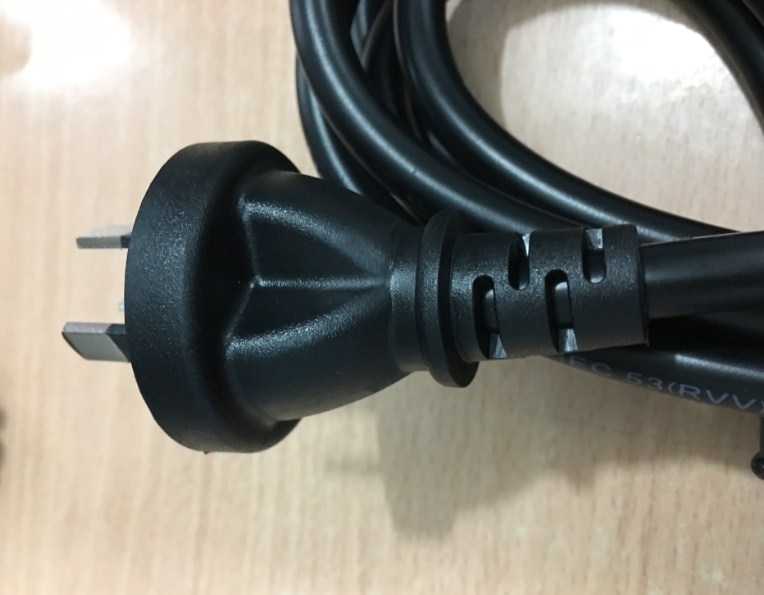 Dây Nguồn 3 Chân Dẹt Tam Giác AC Power Cord Australia & China IEC60320 IEC C13 10A 250V 3X1.0mm Length 2M