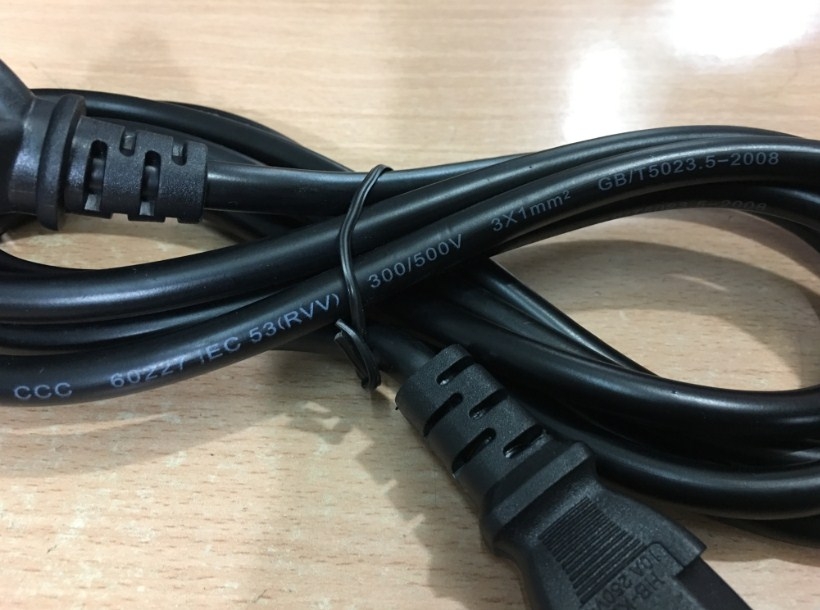 Dây Nguồn 3 Chân Dẹt Tam Giác AC Power Cord Australia & China IEC60320 IEC C13 10A 250V 3X1.0mm Length 2M