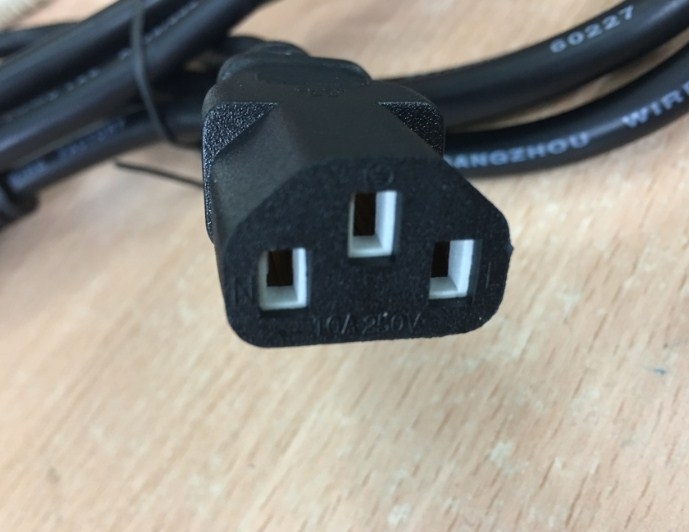 Dây Nguồn Máy Chủ IBM HP DELL LENOVO Server AC Power Cord Schuko CEE7 Euro Plug to IEC320 C13 GZ-15 16A 10A 250V 18AWG 3x1.0mm Length 2.4M