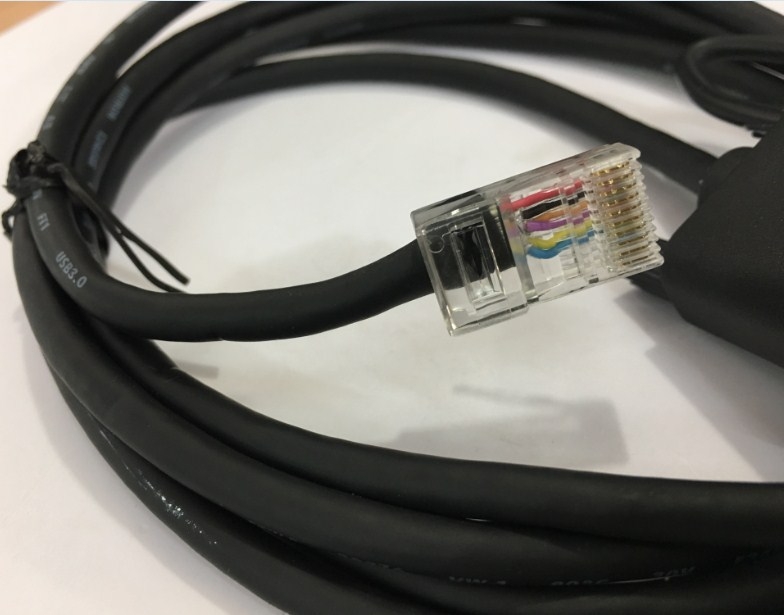 Bộ Cáp Kết Nối Mã Vạch Honeywell CBL-020-300-C00 Cable 10P10C to RS232 -/+5V Barcode Scan và Adapter DC 5V 2.2A Length 1.8M