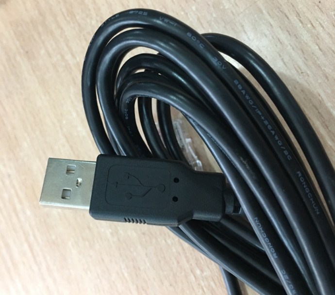 Cáp Kết Nối Mã Vạch Honeywell CBL-500-300-S00 USB Data Transfer Cable USB to RJ50 10P10C Length 3M