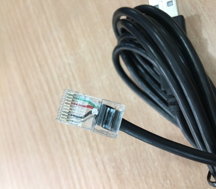 Cáp Kết Nối Mã Vạch Honeywell CBL-500-300-S00 USB Data Transfer Cable USB to RJ50 10P10C Length 3M