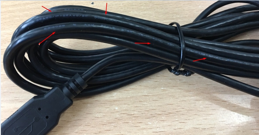 Cáp Máy Quét Mã Vạch CRA-C500-C298 Cable Scanner USB Type A 5V Host Power to RJ50 10 Pin Male 3M For Code Barcode Scanner CR950 CR900 CR1000 CR1400