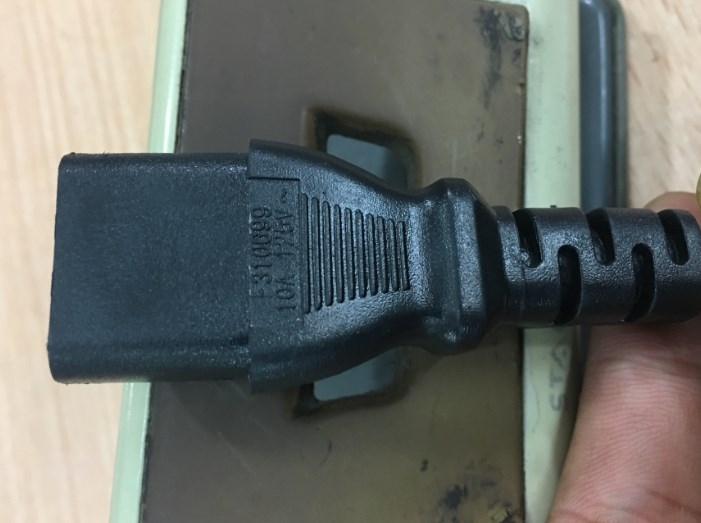 Dây Nguồn HONG YANG SHENG HYS-002 HYS-012 NEMA 5-15P To C13 AC Power Cord 10A 125V 3x0.824mm 18AWG Length 1.8M