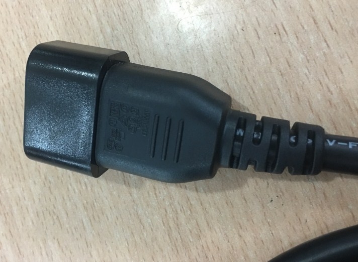 Dây Nguồn HP 142263-002 Volex VAC14S V1625 AC Power Cord IEC60320 IEC C13 to IEC C14 10A 250V 3x1.0mm 18AWG For Server Rack Computer Desktop Cisco Jumper Length 2.5M
