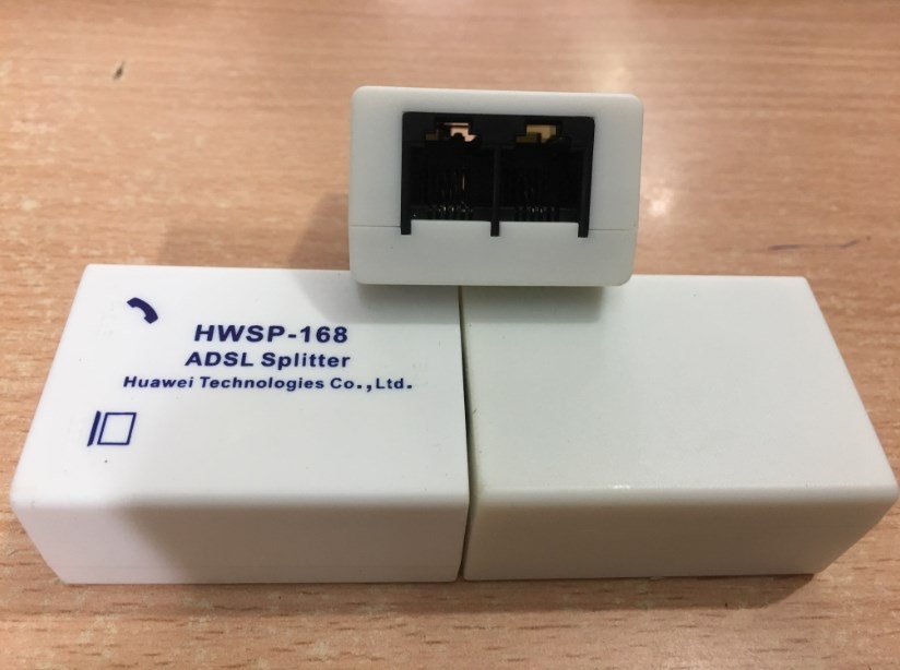 Hộp Chia Điện Thoại Bàn Nối Tiếp 1 Cổng RJ11 Ra 2 Cổng RJ11 Có Bộ Lọc Chống Nhiễu Huawei HWSP-160 Telephone Phone Line Splitter Filter RJ11