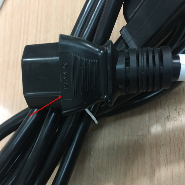 Dây Nguồn I-SHENG SP-301 IS-14 NEMA 5-15P to C13 AC Power Cord 12A 125V 3x1.25mm 16AWG Length 2.3M