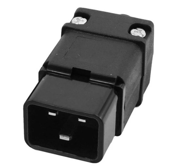 Đầu Đấu Nối Dây Cắm Điện Máy Chủ IEC 320 C20 Male Plug Power Cable AC Power Connector JIN HONG DA SS-810 16A 250V