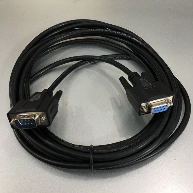 Cáp Lập Trình Programming Cable K1C-050A 5M Kết Nối LS PLC GLOFA GM Series GM4/ GM6/ GM7U/ MG7 Với Máy Tính Qua Giao Thức RS-232C DB9 Female to DB9 Male Black Length 5M