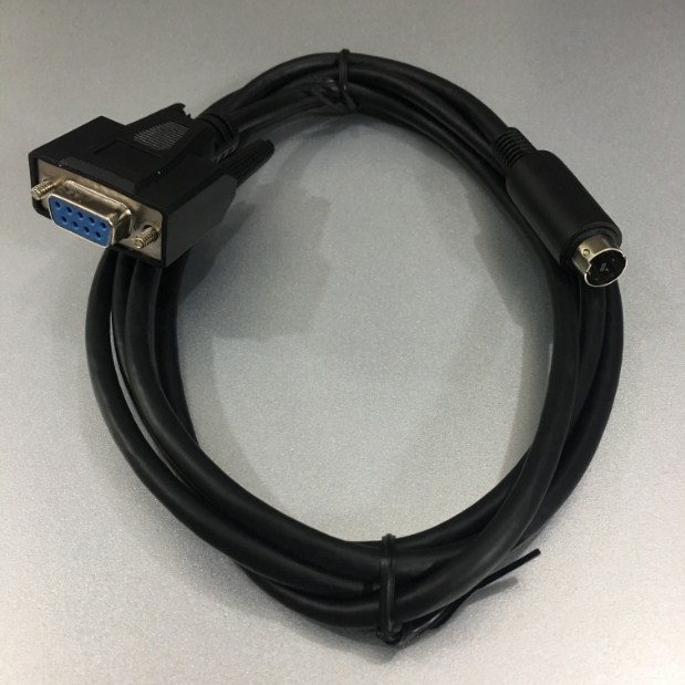 Cáp PLC Programming Panasonic AFC8503 Cable RS232C DB9 Female to Mini Din 5 Pin Male Connector For PLC to PC or PLC to HMI Length 1.8M