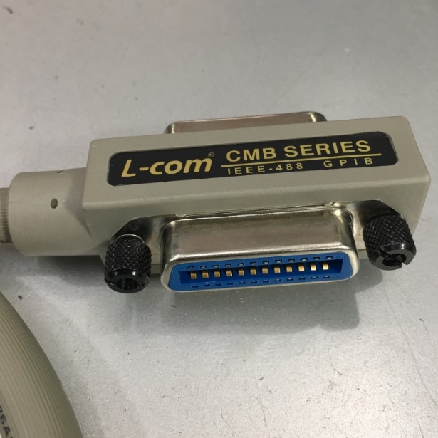 Cáp Kết Nối Chính Hãng L-Com CMB Series IEEE-488 GPIB Cable CMB24-05M GPIB Interface IEEE Male/Female Connector Chuẩn IEEE-488 GPIB 24 Pin interface Cable For PLC DCS SERVO Control Length 0.5M