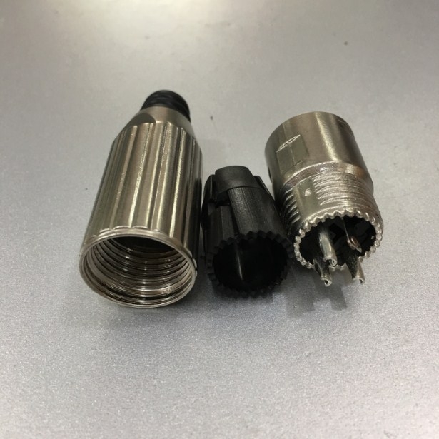 Bộ Combo Rắc Hàn Brand Jack CANON 3 Pin Female Và Male XLR Microphone Mic Âm Thanh Kết Nối Karaoke Mono Connector Cable Diameter 7mm Silve