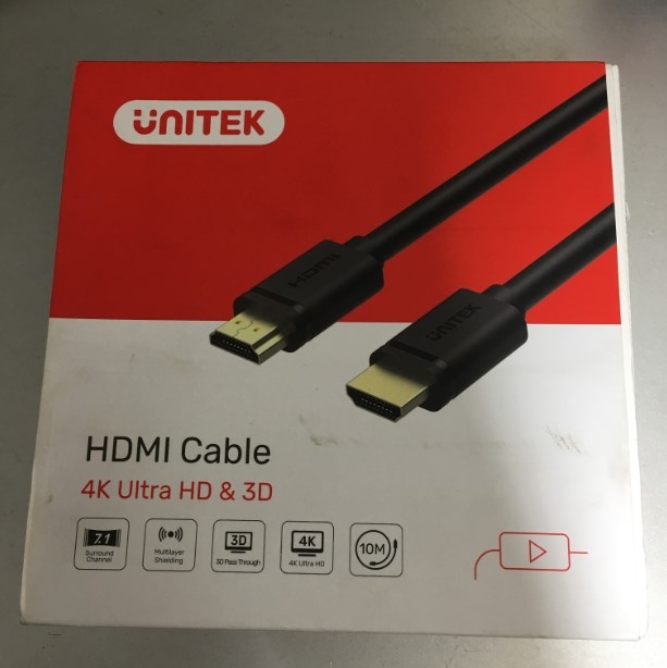 Cáp HDMI Chính Hãng UNITEK 10M Y-C142M Supports UltraHD 4K x 4K Cable - HDMI to HDMI 3D 1080P