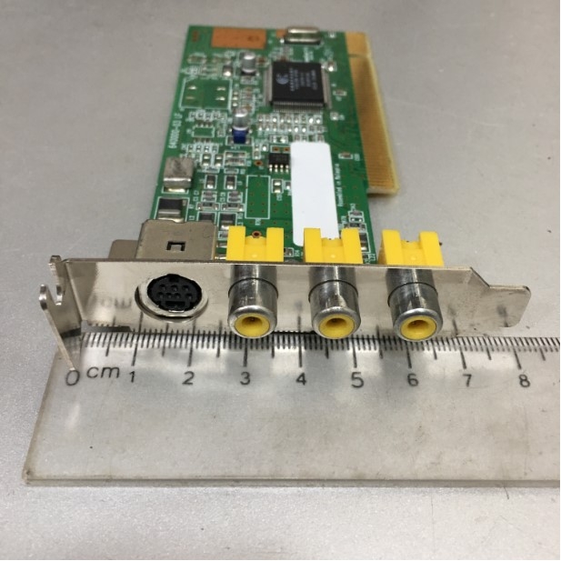 Card PCI 4X HAUPPAUGE COMPUTER WORKS VIDEO CAPTURE CARD 91-00125-01 7 PIN S-VIDEO Và 3 AV Input Capture Analog