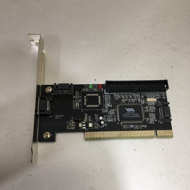Combo Card Mở Rộng Card PCI 4X to 3 Port SATA Raid & IDE Controller VIA VT6421A Chip For PC Desktop or Servers Using Serial ATA Drives