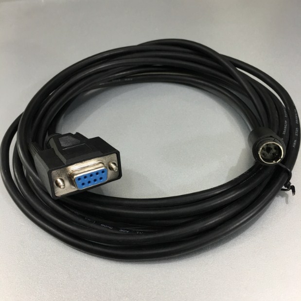 Cáp PLC Programming Panasonic AFC8503 Cable RS232C DB9 Female to Mini Din 5 Pin Male Connector For PLC to PC or PLC to HMI Length 3M