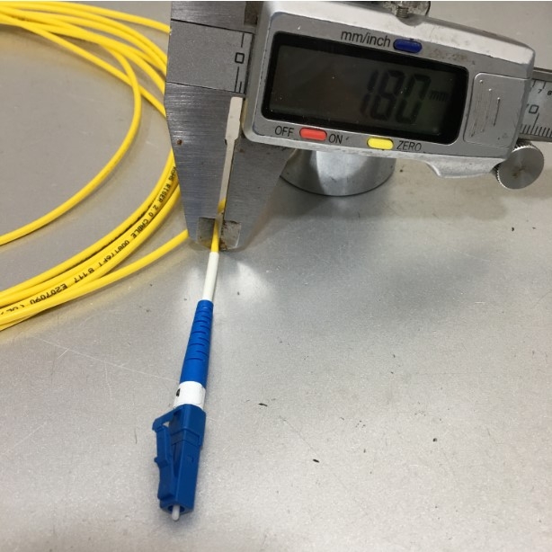 Dây Nhẩy Quang SEIKOH GIKEN 7500500-15-1003 Single Mode Fiber Optic Cable 9 / 125µm OS2 LC / LC Connector LSOH UL Simplex Patch Cord Yellow PVC Length 3M