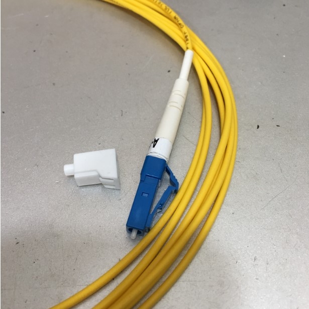 Dây Nhẩy Quang ROLINE Single Mode Fiber Optic Cable 9 / 125µm OS2 LC / LC Connector LSOH UL Simplex Patch Cord Yellow PVC Length 3M