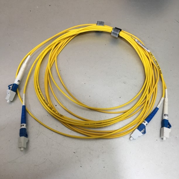 Dây Nhẩy Quang ROLINE Single Mode LC Duplex - LC Duplex Patch Cord Cable Single Mode 9/125µm OS2 Yellow 2.0mm PVC Length 3M