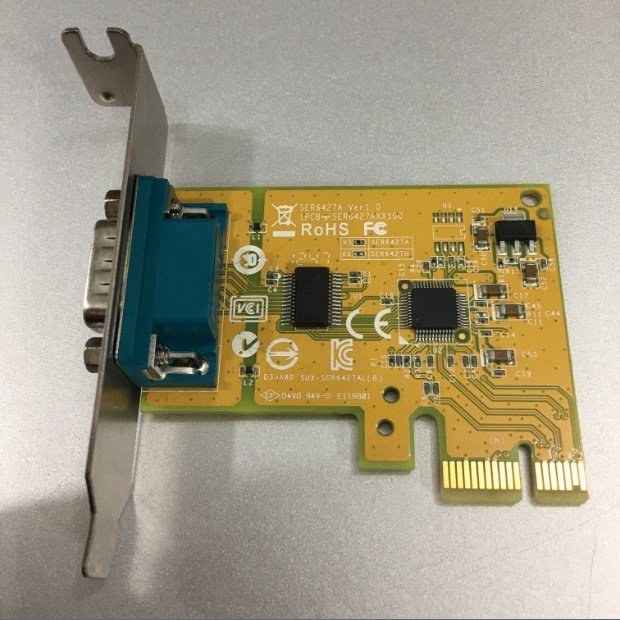 Card PCI Express to 1 Port RS232 Serial DB9 Chính Hãng Dell Sunix SER6427A 039G9N SUN2212 Chip For Computer Slim Desktop Máy Công Nghiệp CNC PLC