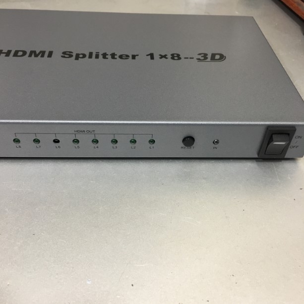 Bộ Chia Tín Hiệu HDMI 1-8 DTECH DT-7148 3D Switch 1080P 4Kx2K HDMI 1 in 8 out SPLITTER