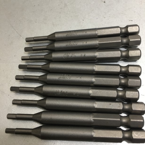 Bộ Lục Giác Hexagon Bit 3C2507 Size 2.5mm 1 Bộ 10PCS
