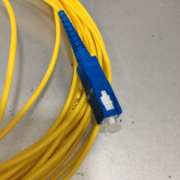 Dây Nhẩy Quang LC To SC Simplex Singlemode Fiber Optic Patch Cord LC-SC Cable 9/125 2.0mm PVC Length 7M