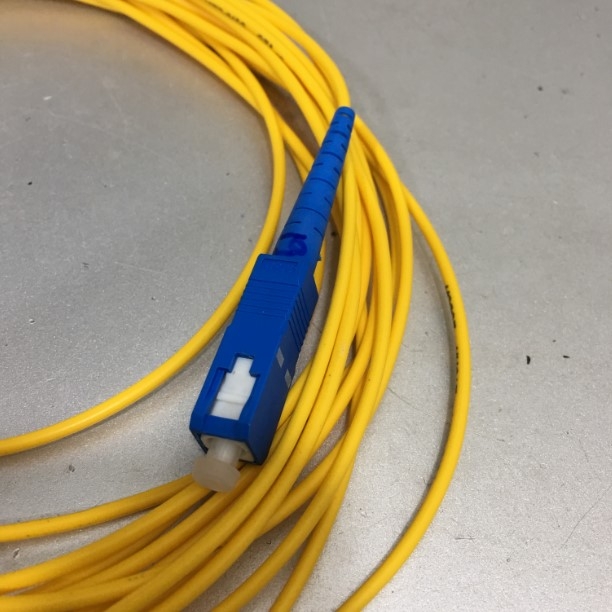Dây Nhẩy Quang SC To SC Simplex Singlemode Fiber Optic Patch Cord SC-SC Cable 9/125 2.0mm PVC Length 5M