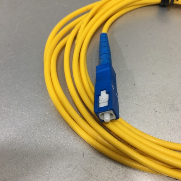 Dây Nhẩy Quang SC To FC Simplex Singlemode Fiber Optic Patch Cord SC-FC Cable 9/125 3.0mm PVC Length 3M