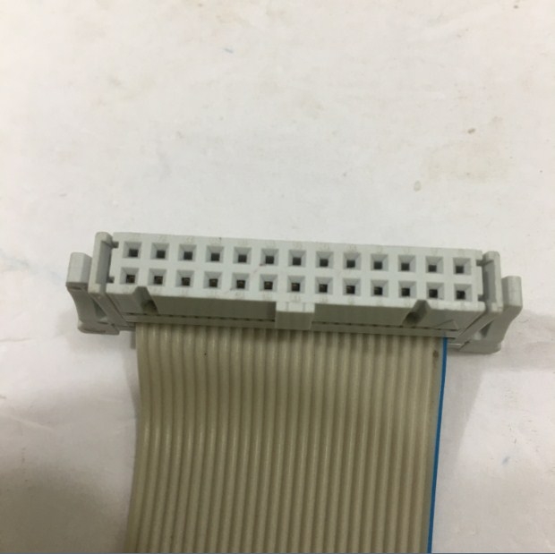 Cáp 26 Pin Flat Ribbon Data Cable Female to Female Grey Dài 24Cm IDC Pitch 2.54mm - Cable Pitch 1.27mm For HMI Panel CMC CNC PLC