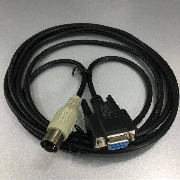 Cáp Kết Nối Cần Điện Tử VIBRA SHINKO DENSHI Electronic Balance AJ-E AJH-E Series Cable RS232C 5 Pin DIN Male to DB9 Pin Female For Truyền Nhận Dữ Liệu Giữa Cân Điện Tử Và Máy Tính Dài 3M