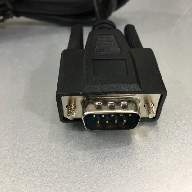 Cáp Máy In Mã Vạch SATO HR2 HR212 HR224 SERIES Industrial Label Printer Cable RS-232C Interface Connection DB9 Female to DB9 Male Serial COXOC E344977-C Black Length 1.8M