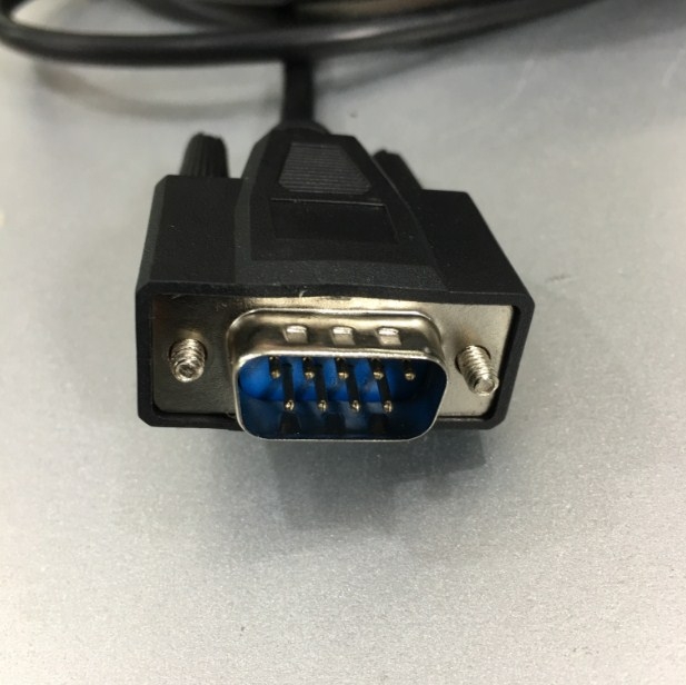 Cáp Lập Trình FATEK FBs Series PLC Port Connection to HMI/ FATEK/ FT Series COM 3 Port Cable Serial Communication Mini Din 4 Pin Male to RS232 DB9 Male Black length 1.5M