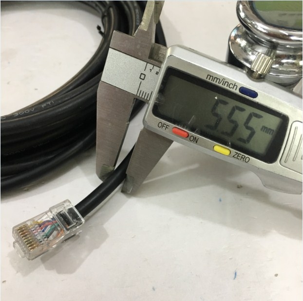 Cáp RS232 Datalogic 90G000008 Cable CAB-327 For Máy Quét Mã Vạch Barcode Scanner Datalogic Gryphon Datalogic QuickScan Cable RS232 5V Signals DB9 Female to RJ50 10 Pin Male Black Length 7M
