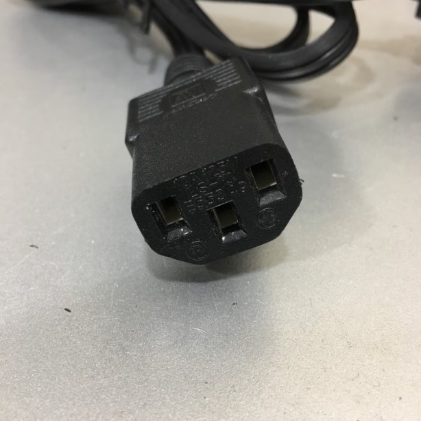 Dây Nguồn Dẹt Japan Power Cord Flat JIS 8303 to IEC 60320 C13 LONGWELL LP-31 LS-13 10A 125V 18AWG 3x0.824mm² Length 1.8M
