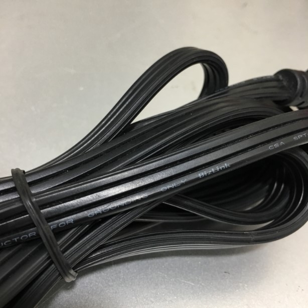 Dây Nguồn Dẹt Japan Power Cord Flat JIS 8303 to IEC 60320 C13 BIZLINK BP-301 BC-313 10A 125V 18AWG 3x0.824mm² Length 1.8M