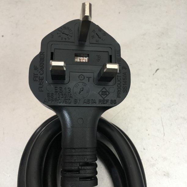 Đây Nguồn Đấu Bo Mạch Juniper BS1363/A UK Plug Power Wire Electrical Power Cord AC DC Power Supply Extension Cable 250V 13A 16AWG 3x1.5mm² H05VV-F OD 8.4mm length 2.5M