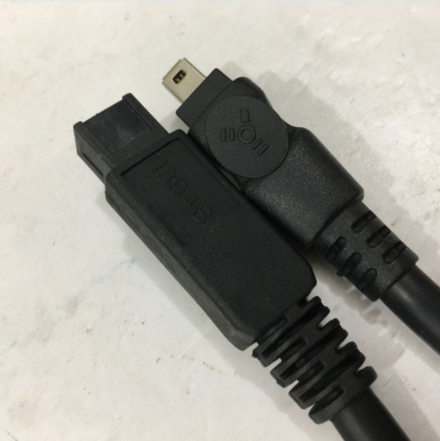 Cáp IEEE 1394b FireWire Cable 9 Pin to 4 Pin Hàng Chất Lượng Cao E318309 AWM STYLE 20276 80°C 30V VW-1 Tốc Độ Truyền Dữ Liệu Lên Tới 800Mb / giây Black Length 5M