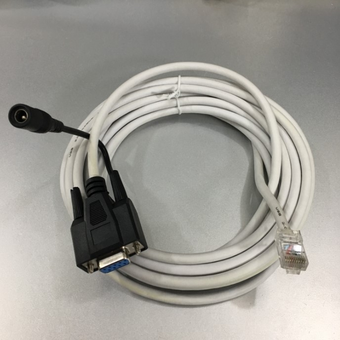 Cáp Máy Quét Mã Vạch Honeywell 53-53000-3 Serial RS232 Cable Coiled 5M 5V External Power White