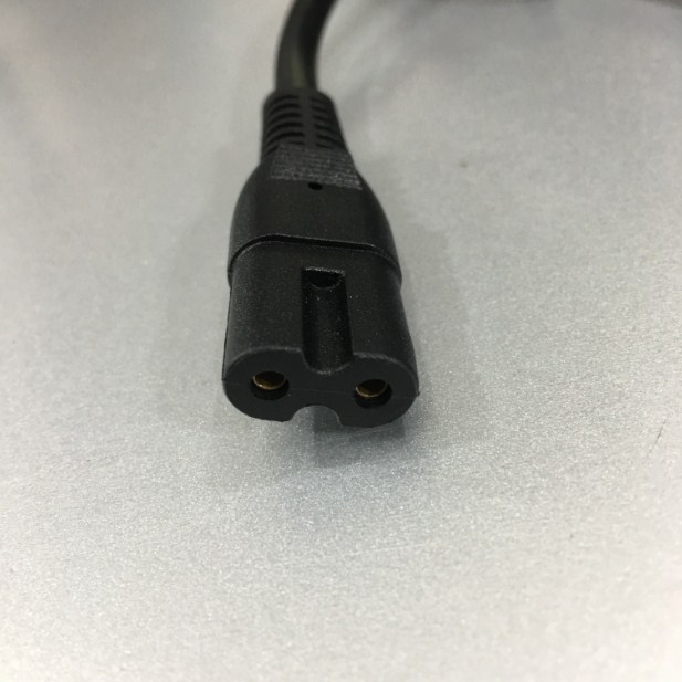 Dây Nguồn Số 8 SUN FAI SF230 Chuẩn 2 Chân Đầu Tròn AC Power Cord Schuko CEE7/16 Euro Plug to C7 2.5A 250V 2x0.75mm For Printer or Adapter Cable FLAT PVC Black Length 1.5M