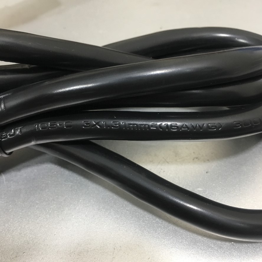 Dây Nguồn Cisco CAB-AC-US 6Ft Dài 1.8M AC Power Cord NEMA 5-15P to C13 13A 125V/250V 16AWG 3x1.31mm² Cable OD 8.3mm in China