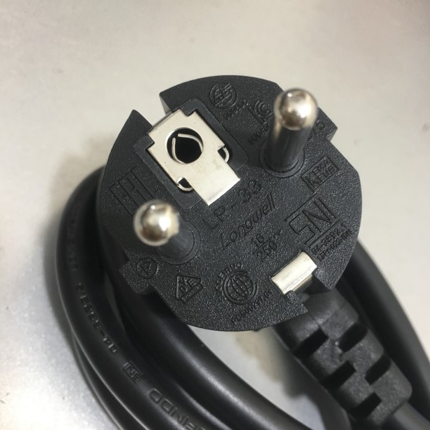 Dây Nguồn Máy Chủ LONGWELL LP-33 LS-13 AC Power Cord Europe Plug Schuko CEE 7/7 To IEC320 C13 10A 250V 3x1.0mm² For Thiết Bị Mạng Cisco Length 1.8M