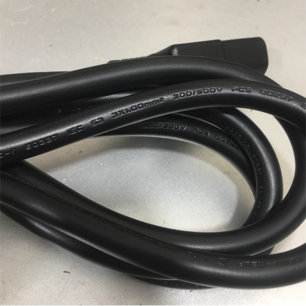 Dây Nguồn Máy Chủ LONGWELL LP-33 LS-13 AC Power Cord Europe Plug Schuko CEE 7/7 To IEC320 C13 10A 250V 3x1.0mm² For Thiết Bị Mạng Cisco Length 1.8M