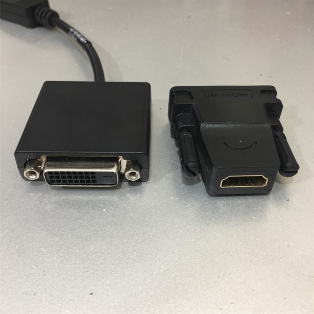 Combo Chuyển Đổi Tín Hiệu NVIDIA DisplayPort DP to DVI-D Single-Link + Răc DVI-D to HDMI Convert Adapter 030-0850-000 18Cm